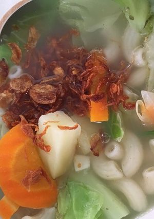 Foto resep 🍲 Sup Bening Makaroni