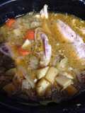 Apple juice and wine pork roast
