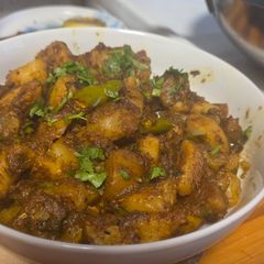 A picture of Aloo fry.