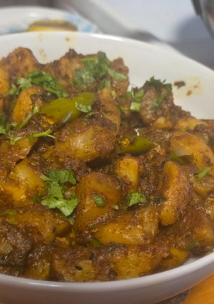 A picture of Aloo fry.