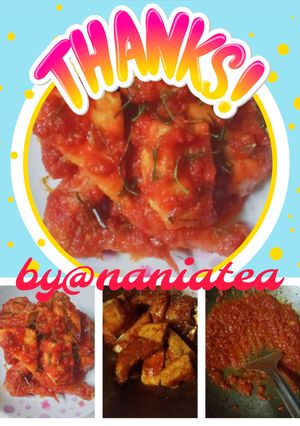 Foto resep 1.*Ayam Tahu balado*