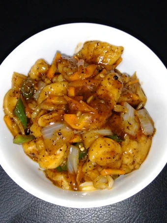 Cara Mudah Membuat Resep  Dori saus lada hitam - Crispy Dory with Blackpepper Sauce yang Sempurna, Enak Banget