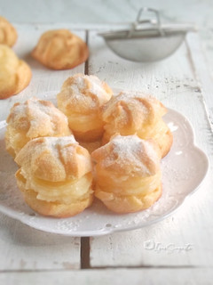 Foto resep Kue Soes Vla / choux pastry (no mixer, no butter) w.17