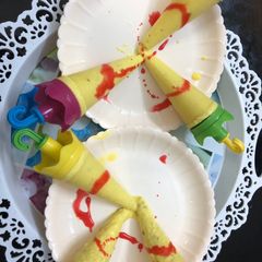 A picture of Custard kesar kulfi.