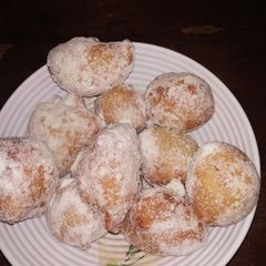Puff puff with milk # I'm active A picture of Puff puff with milk # I'm active.