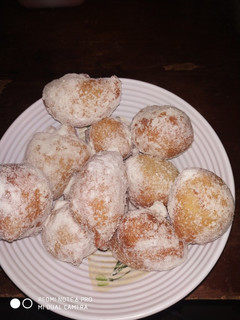 A picture of Puff puff with milk # I'm active.