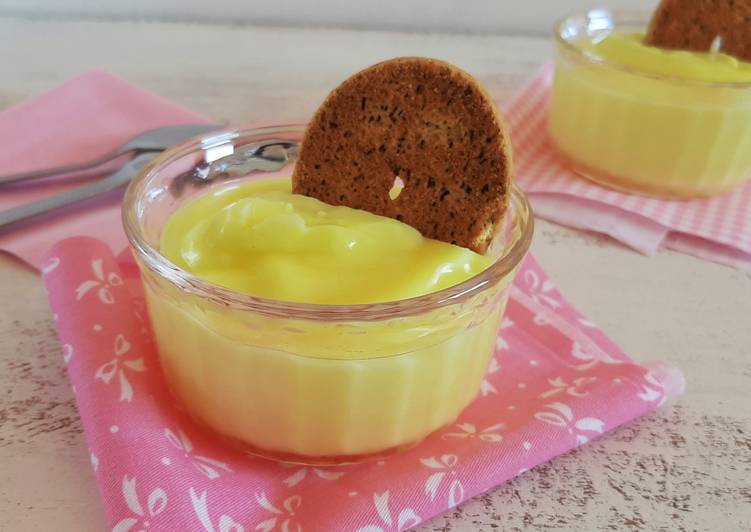 How to Prepare Fatto in casa super veloce Budino al limone