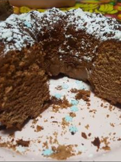 Una foto de Cake de yogur y chocolate