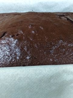 Una foto de Bizcocho casero de chocolate - sin lactosa