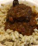 Goulash con spätzle