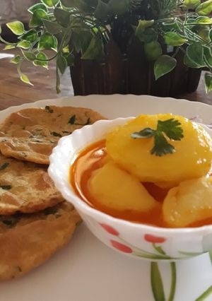 A picture of Potato curry.