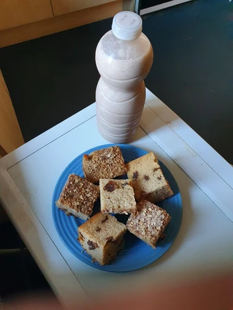 Recipe Banana sheet cake and Smoothie the So Delicious Really delicious