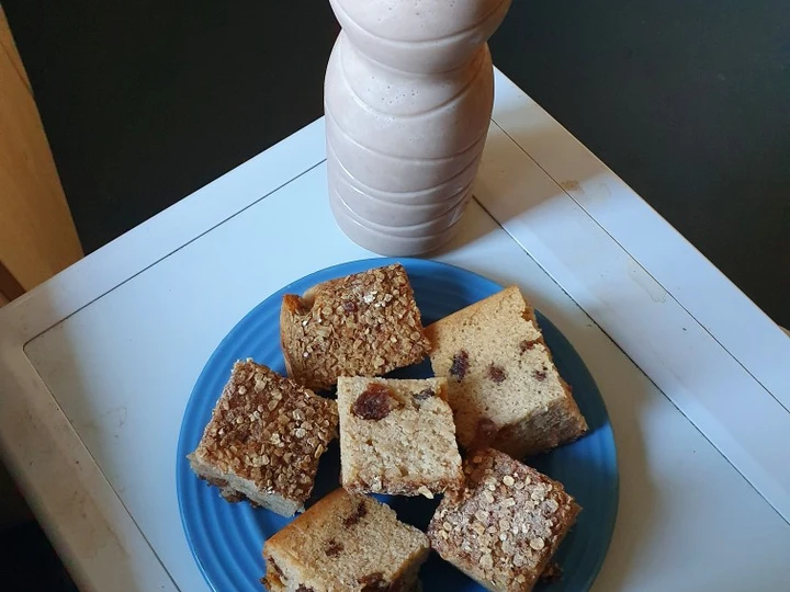 Recipe Banana sheet cake and Smoothie the So Delicious Really delicious