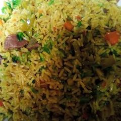 A picture of Jallof rice.