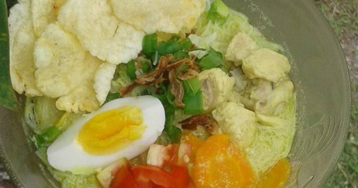 1 066 resep  soto  ayam  santan  enak dan sederhana Cookpad