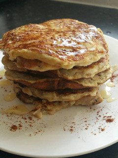 Una foto de Tortitas de plátano