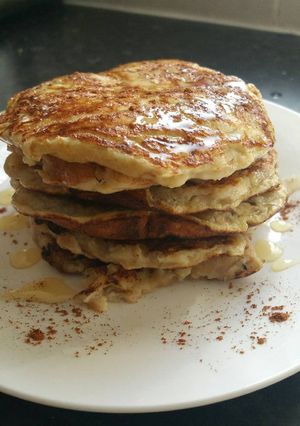 Una foto de Tortitas de plátano