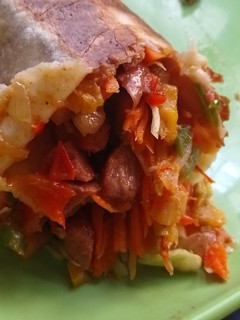 A picture of Plantain and Chicken Tortilla.