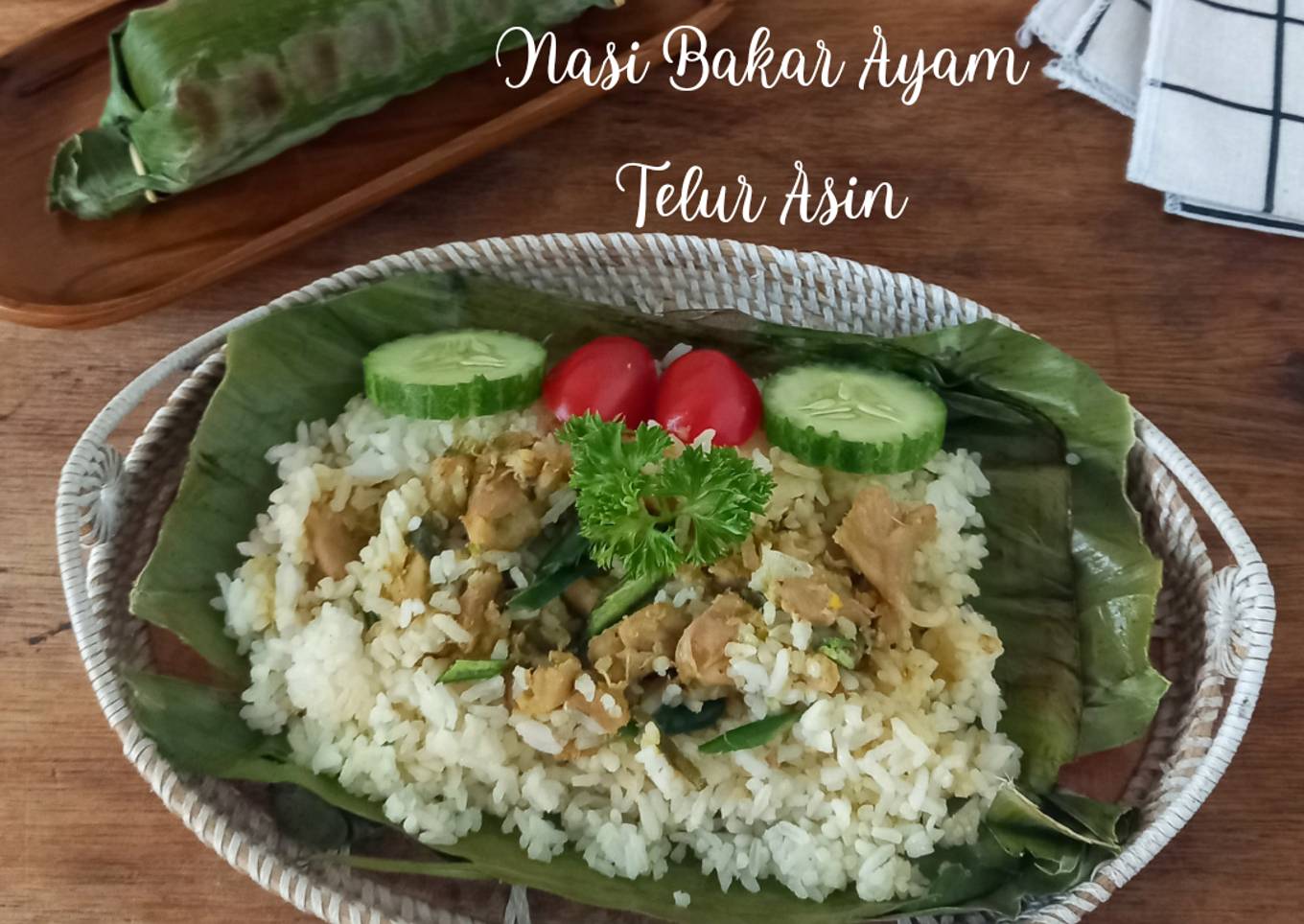 Nasi Bakar Ayam Telur Asin