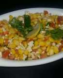 Sweet corns salad with cottage cheese