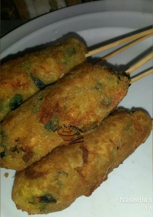 A picture of Yam kebab.