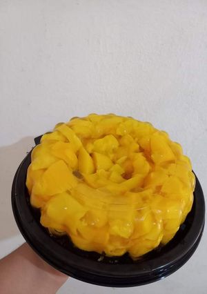 Una foto de Gelatina Encapsulada De Mango 🥭