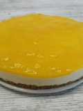 Pastel de queso fresco y mango
