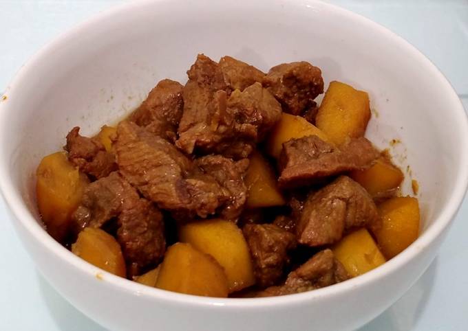 Semur Daging Kentang Bumbu Seadanya