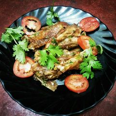 A picture of Wet fry chicken.