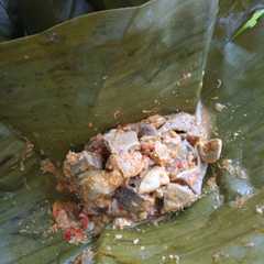 A picture of Botok Ati Ampela Ayam.