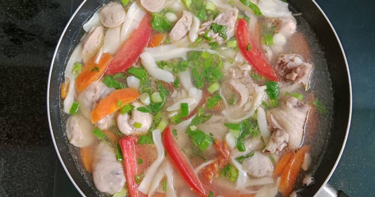 Resep Sup Ayam Jamur Tiram Oleh Putrih Cookpad