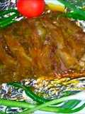 Steamed mutton leg