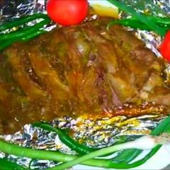 A picture of Steamed mutton leg.