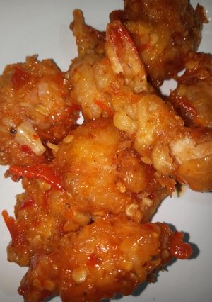 Foto resep Udang tepung sos sambal
