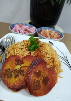 عکسی از دستور ماکارانی با گوشت چرخ کرده و سیب زمینی🍝🥩🥔