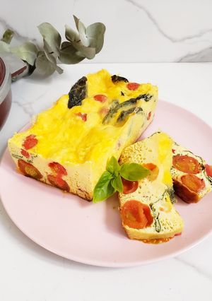Una foto de Budín capresse express 🍅