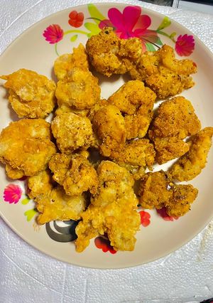 รูปของ ไก่ป็อปคลุกผงมาม่าต้มยำกุ้ง