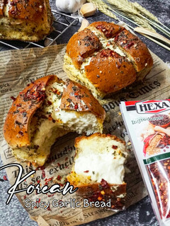 Gambar Korean Spicy Garlic Bread