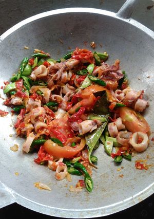Foto resep Cumi asin cabe uleg