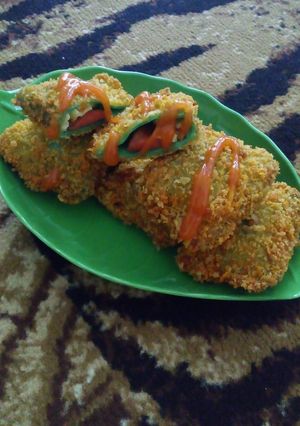 Foto resep Roti goreng isi sosis