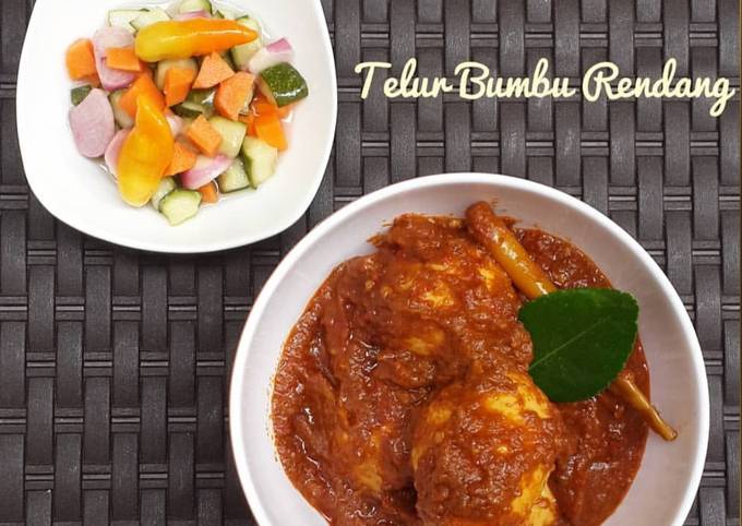 Telur Bumbu Rendang