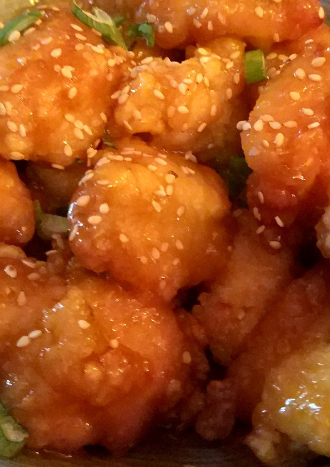 Una foto de Pollo a la naranja agridulce chino apto para diabéticos