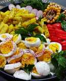 تخم مرغ آبپز و سیب زمینی تنوری🌺(غذای ساده)