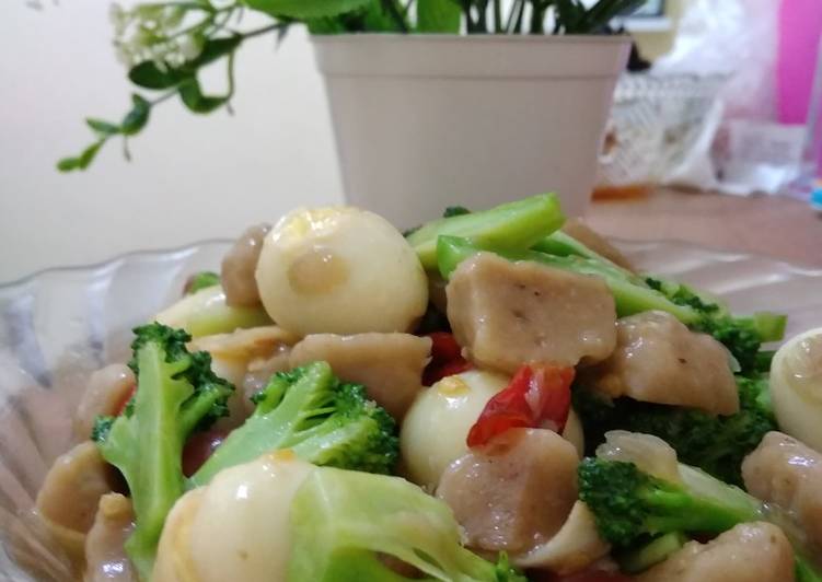 Resep Brokoli Bakso Lezat