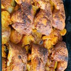 🍟 بطاطا على فرّوج 🍗🍋🌶🍋-レシピのメイン写真