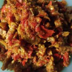 รูปของ Sambal Tempe