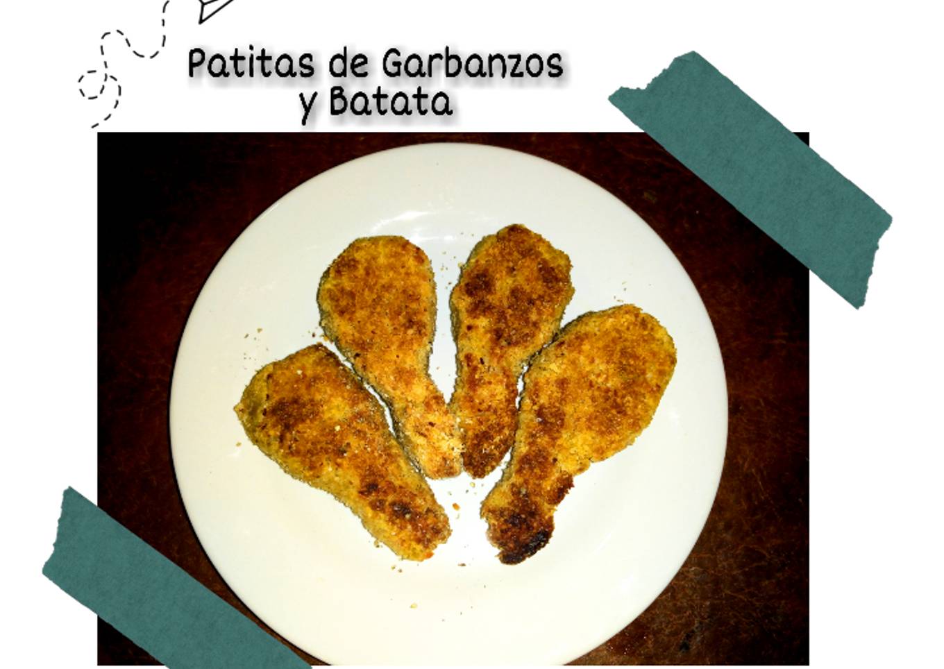 Patitas de Garbanzos y Batata