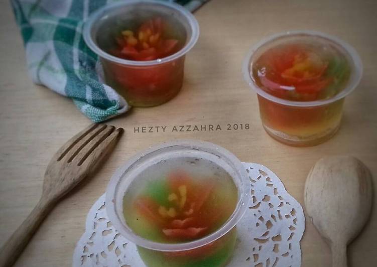 Cara Gampang Membuat Jelly Art in Cup, Lezat Sekali
