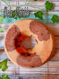 Foto resep Bolu Jadul / Marmer Cake ekonomis 2 telur