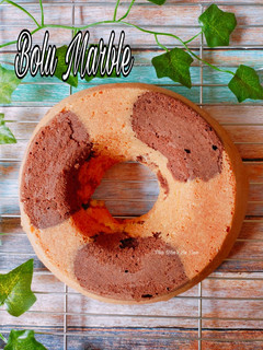 Foto resep Bolu Jadul / Marmer Cake ekonomis 2 telur